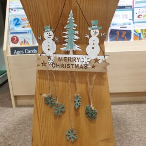 Wooden Hanging Design - Merry Christmas